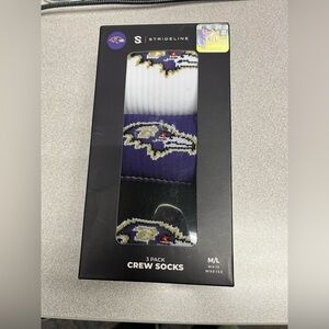Strideline Baltimore Ravens NFL | PREMIUM CREW 3-PACK.